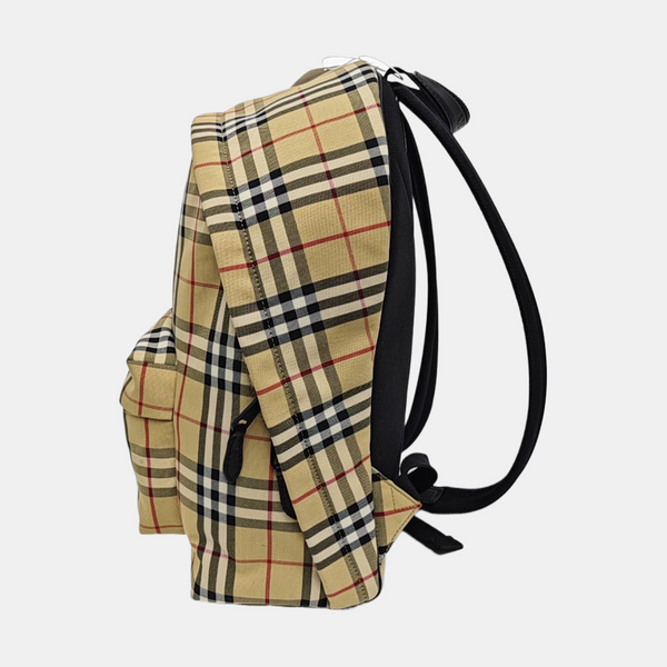 Fabric Backpack Brown
