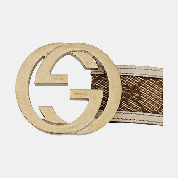 Fabric Belt Beige