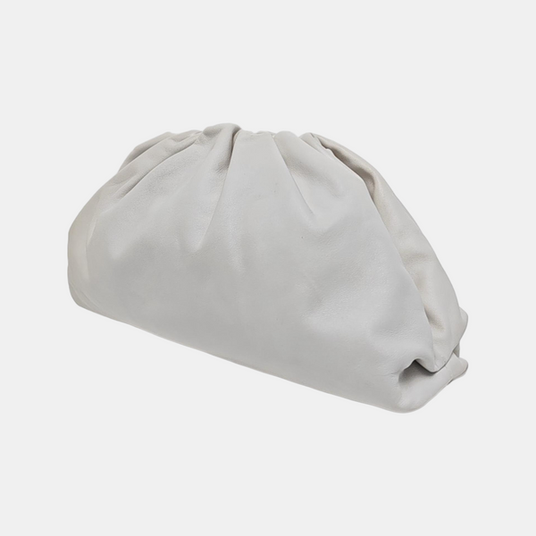 The Pouch Large Calfskin White