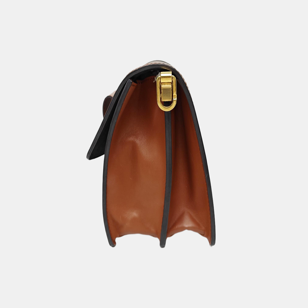 DAUPHINE MM Monogram Coated Canvas Brown