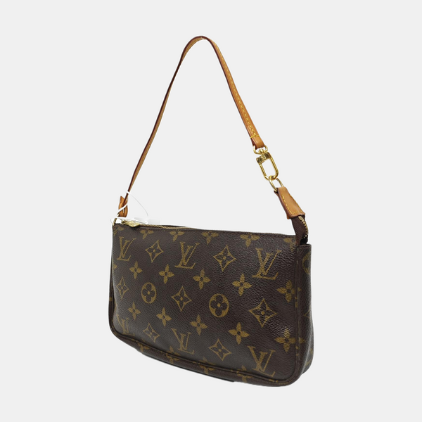 ACCESSOIRES Monogram Coated Canvas Brown