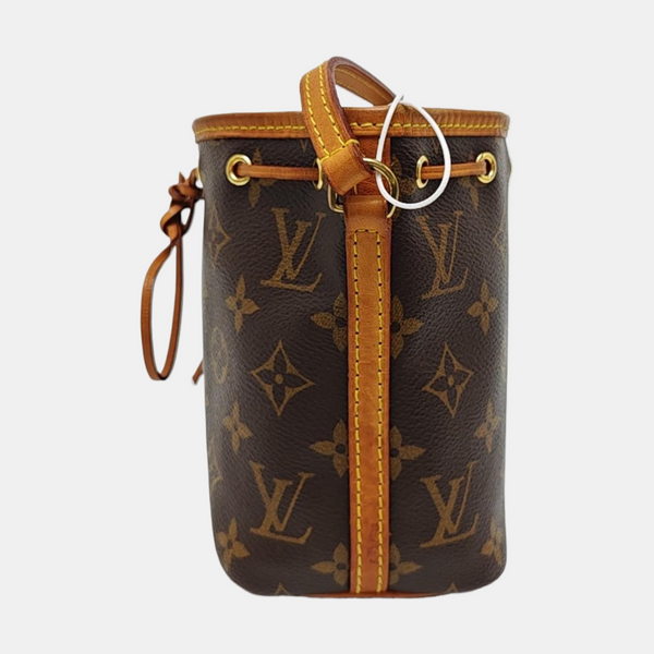 NÉONOÉ Nano Monogram Coated Canvas Brown