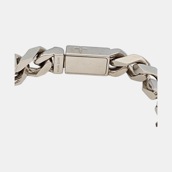 Monogram Metal Silver Bracelet