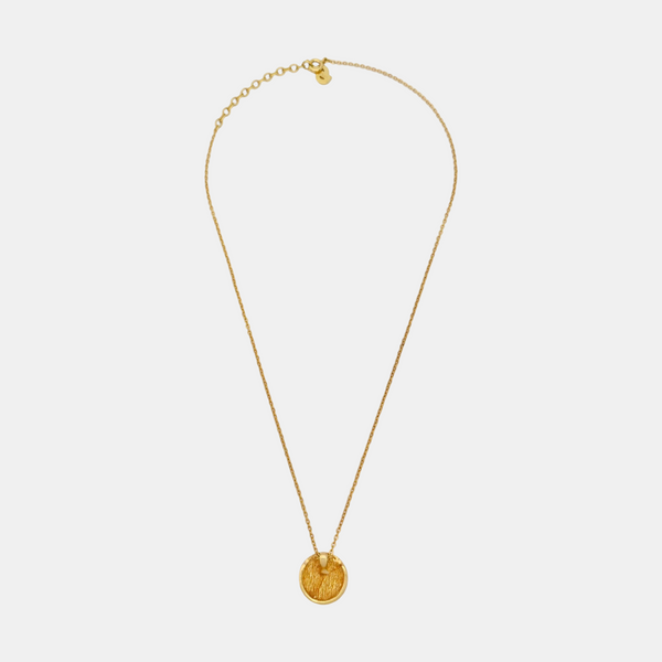 Petit CD Metal Gold Necklace
