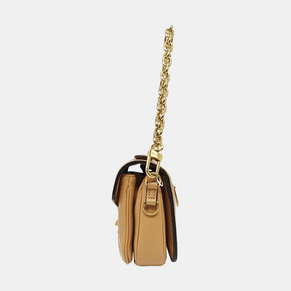 MÉTIS EAST WEST Monogram Calfskin Brown