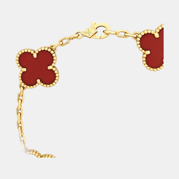 Vintage Alhambra 18k Gold Bracelet