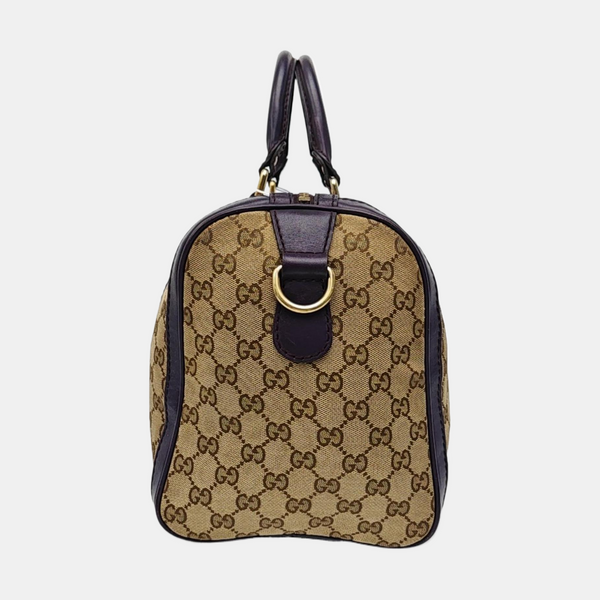 Boston Monogram Canvas Beige