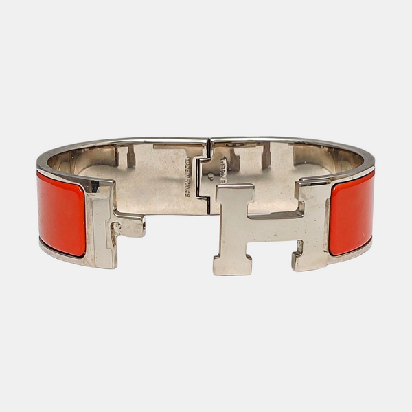 Clic Clac H Metal Orange Bangle