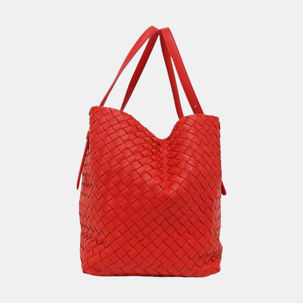 Cesta Calfskin Red