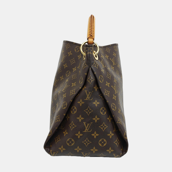 ARTSY MM Monogram Coated Canvas Brown