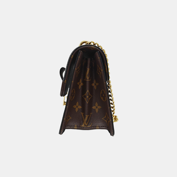 WYNWOOD Monogram Patent Leather Black