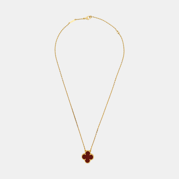 Vintage Alhambra 18k Gold Necklace