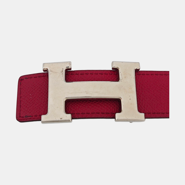 Leather Belt Red