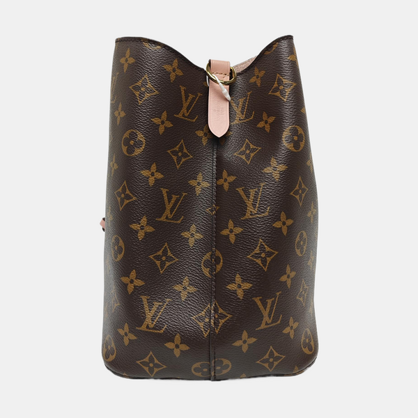 NÉONOÉ MM Monogram Coated Canvas Brown
