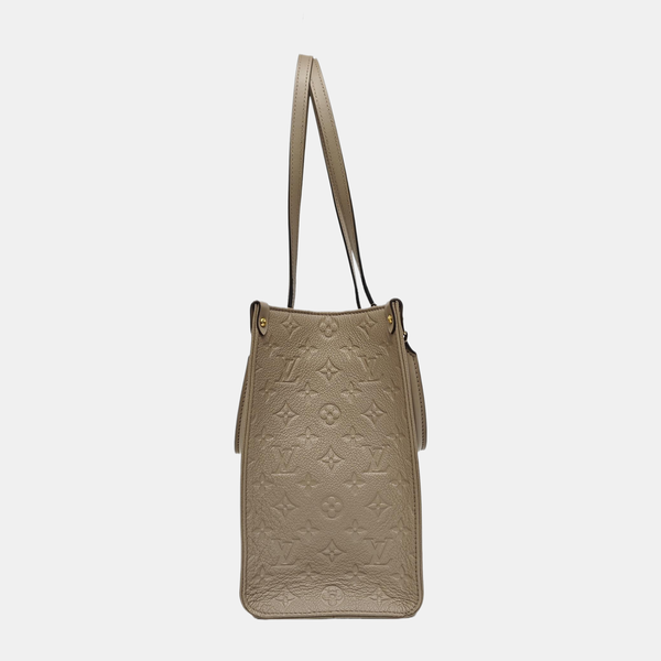 ONTHEGO MM Monogram Calfskin Gray