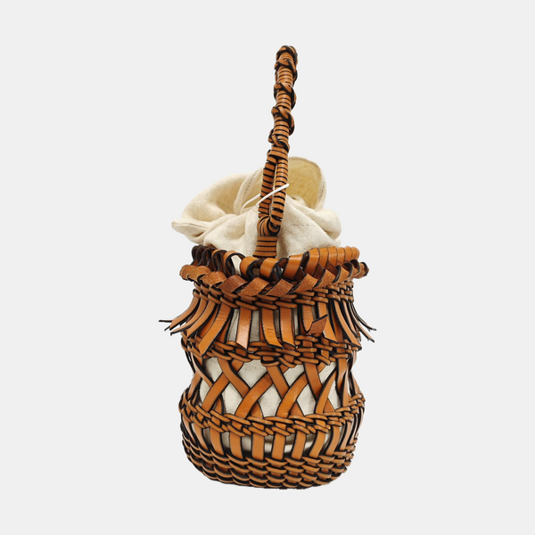 Bucket Small Calfskin Brown
