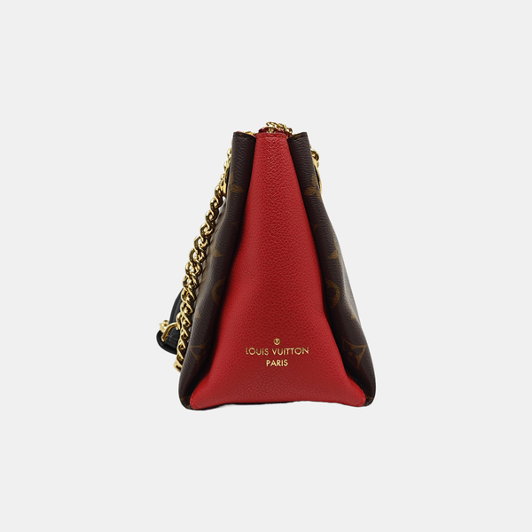 SURENE BB Monogram Coated Canvas Brown