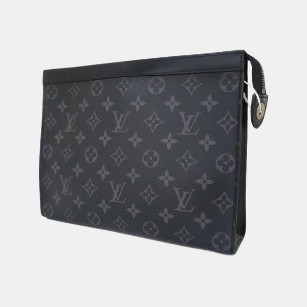 Pochette Voyag MM Monogram Coated Canvas Black