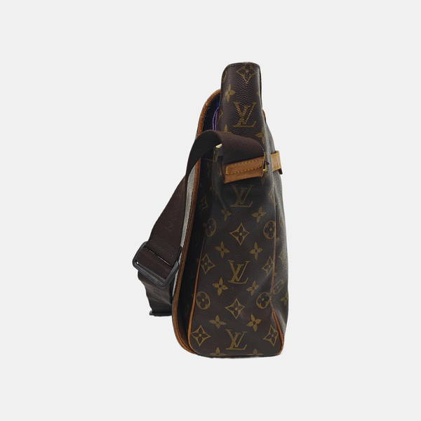 VALMY Monogram Coated Canvas Brown