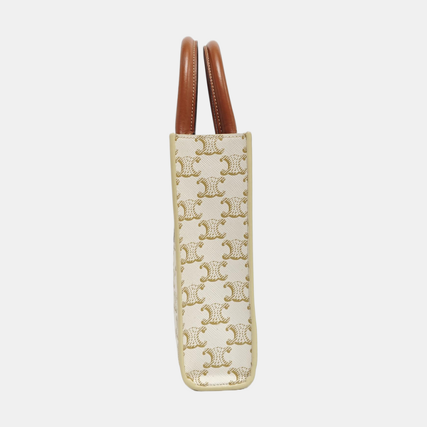 CABAS CELINE Mini Coated Canvas White
