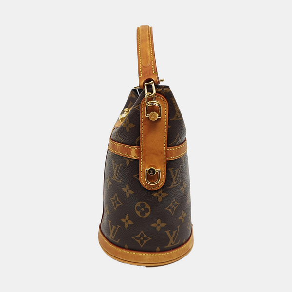 DUFFLE Monogram Coated Canvas Brown