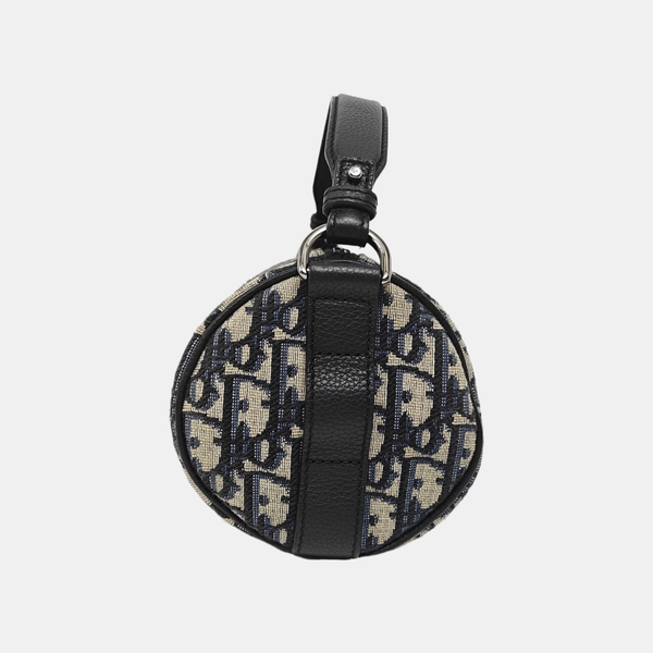 Oblique Canvas Shoulder Bag Beige