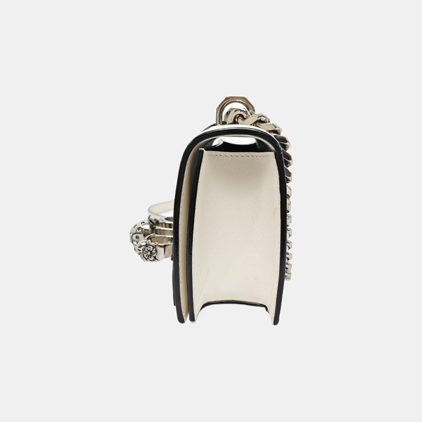 Calfskin Shoulder Bag White