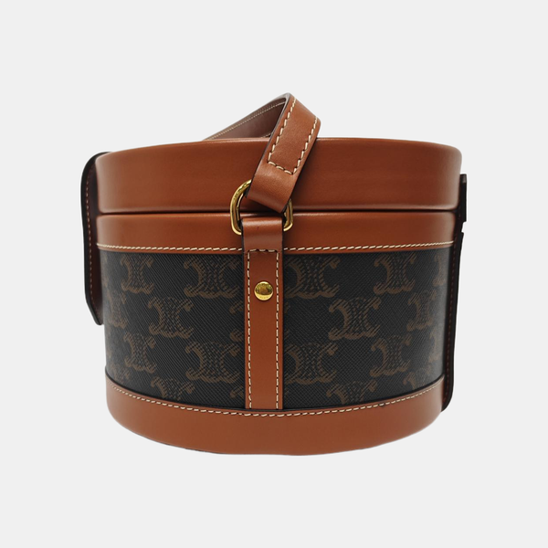 TRIOMPHE Medium Coated Canvas Brown