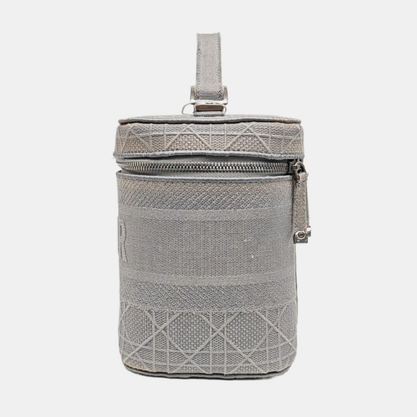Travel Vanity Cannage Canvas Gray
