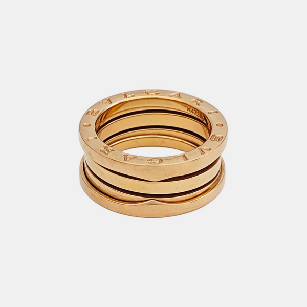 B.ZERO1 18k Rose Gold Ring EU 52
