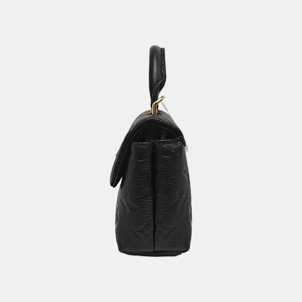 NANO MADELEINE Nano Monogram Calfskin Black