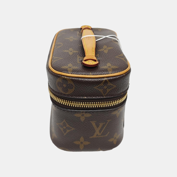 NICE Super Mini Monogram Coated Canvas Brown