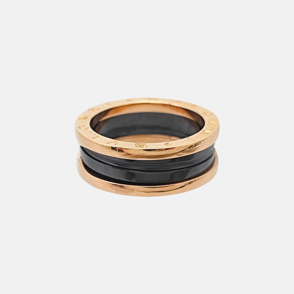 Anillo B.ZERO1 de oro rosa de 18k UE 58