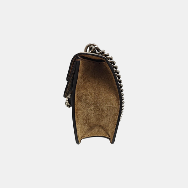Dionysus Mini Monogram Coated Canvas Beige