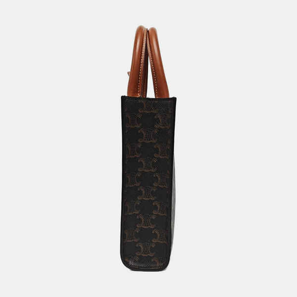 CABAS CELINE Mini Coated Canvas Brown