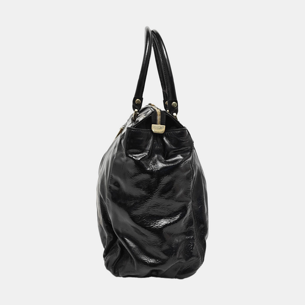 Abbey Patent Leather Black