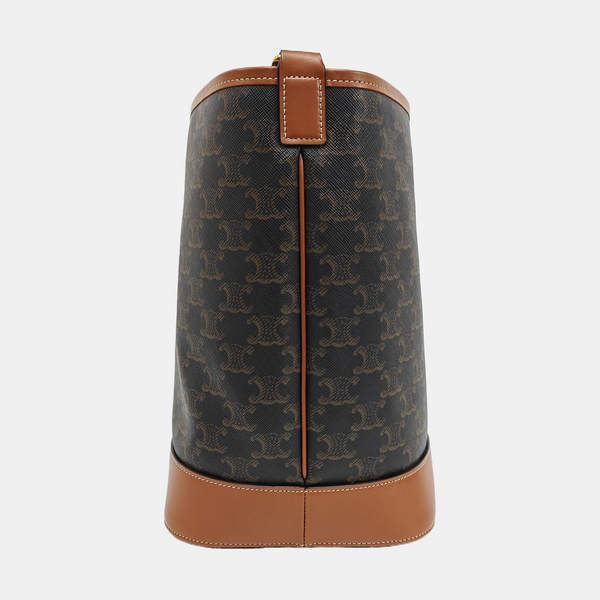 TRIOMPHE CANVAS Medium Coated Canvas Brown