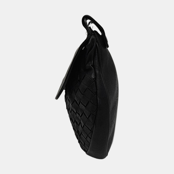 Calfskin Shoulder Bag Black