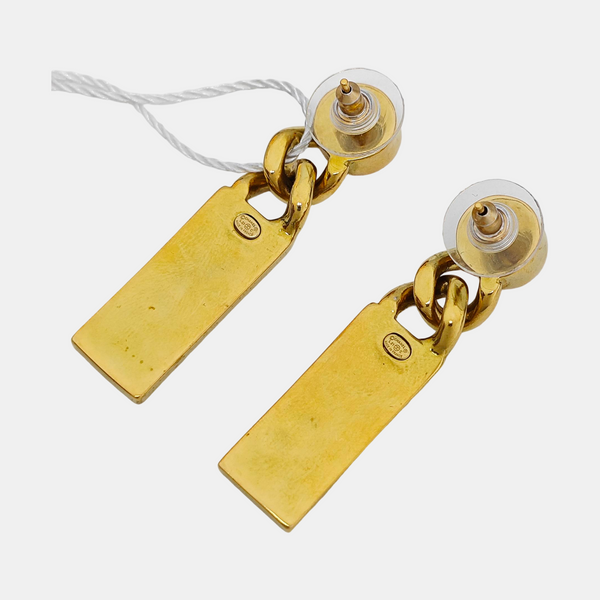 Metal Gold Stud Earrings