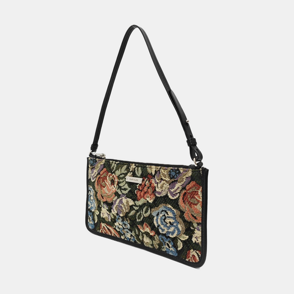 Fabric Top Handle Bag Multicolor