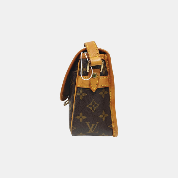 SOLOGNE PM Monogram Coated Canvas Brown