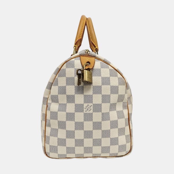 SPEEDY 30 Lona Damier Azur Revestida Blanca