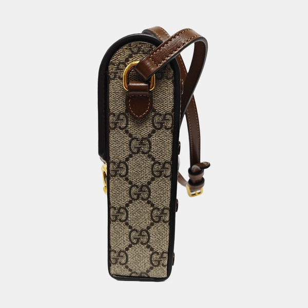 Horsebit 1955 Mini Coated Canvas Beige