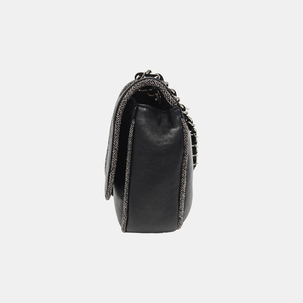 MADISON Quilted Calfskin Black