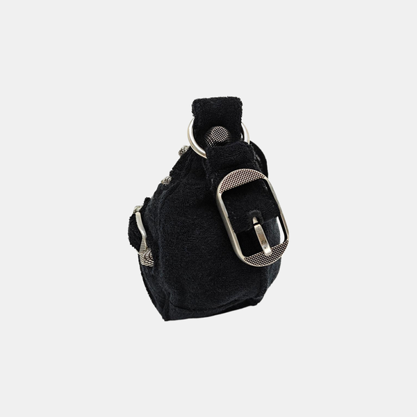 Le Cagole Small Fabric Black