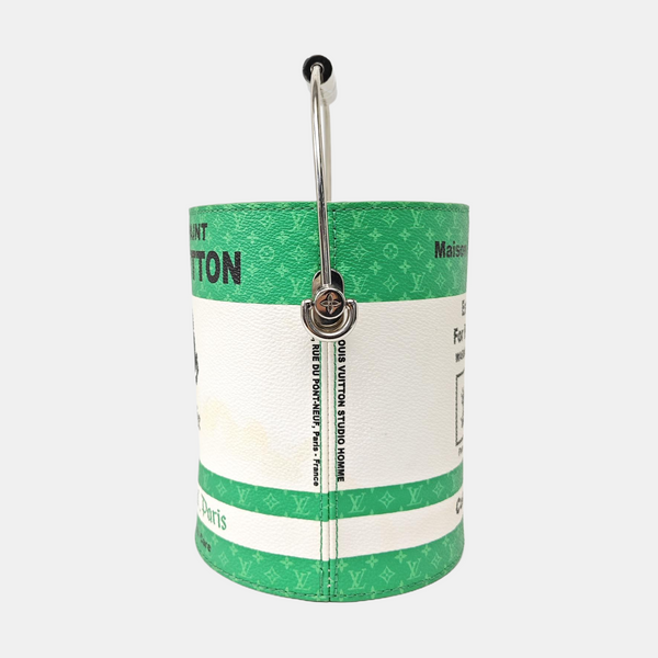 PAINT CAN Monogram Coated Canvas Green