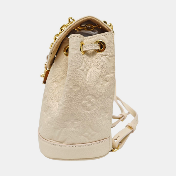 NOÉ Mini Monogram Calfskin Beige
