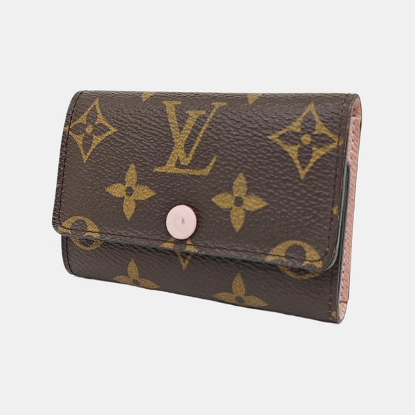 Monogram Coated Canvas Key Pouch Brown
