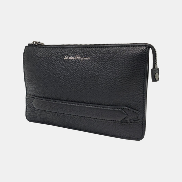 Calfskin Clutch Black