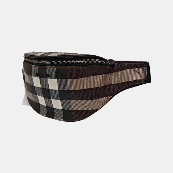 Coated Canvas Belt Bag Multicolor